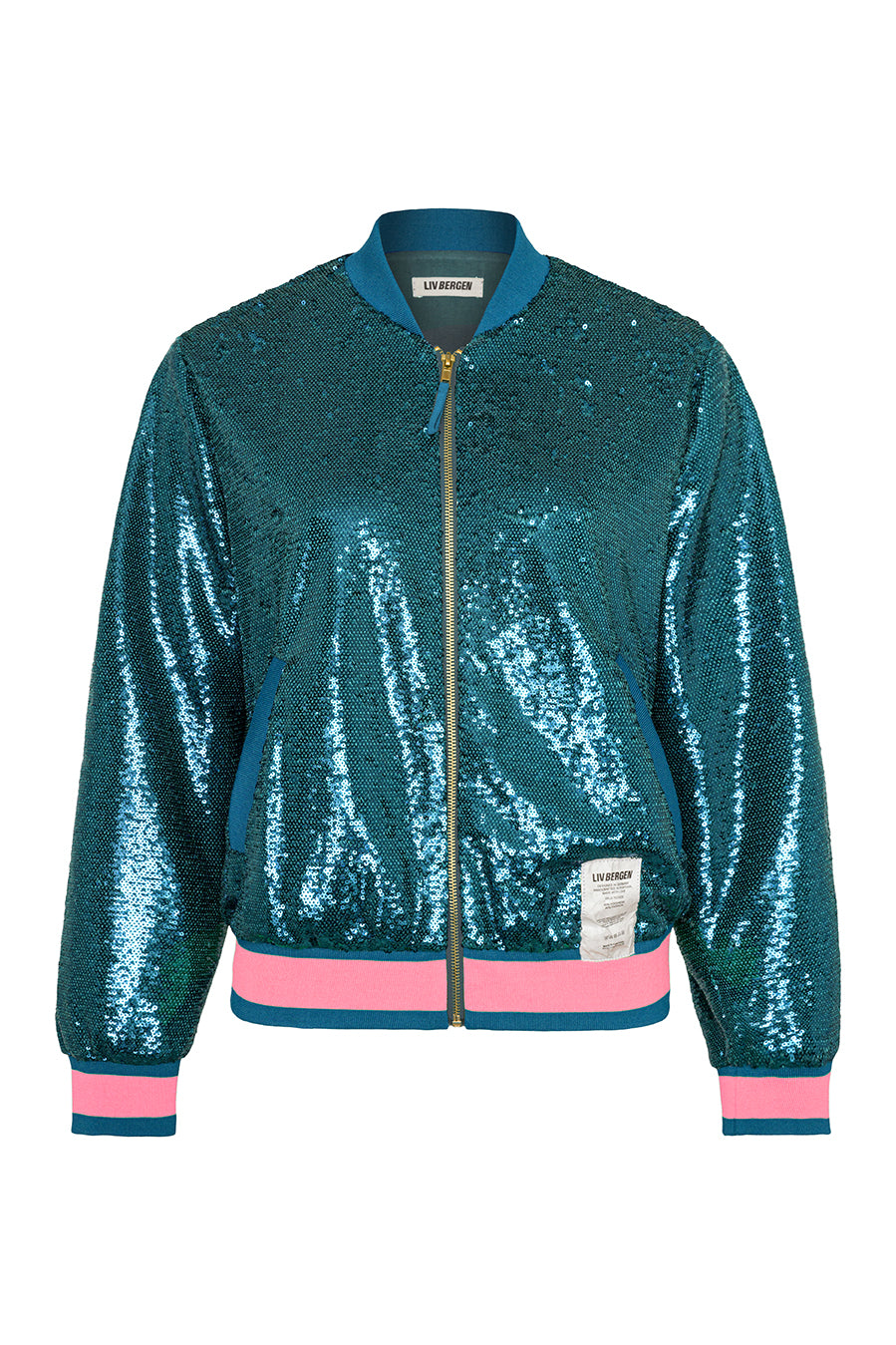 Liv Bergen Jacke SUN SURFING in turquoise