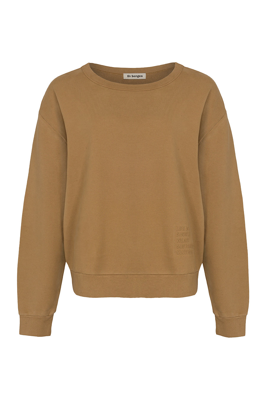 Liv Bergen Sweater Organic in camel