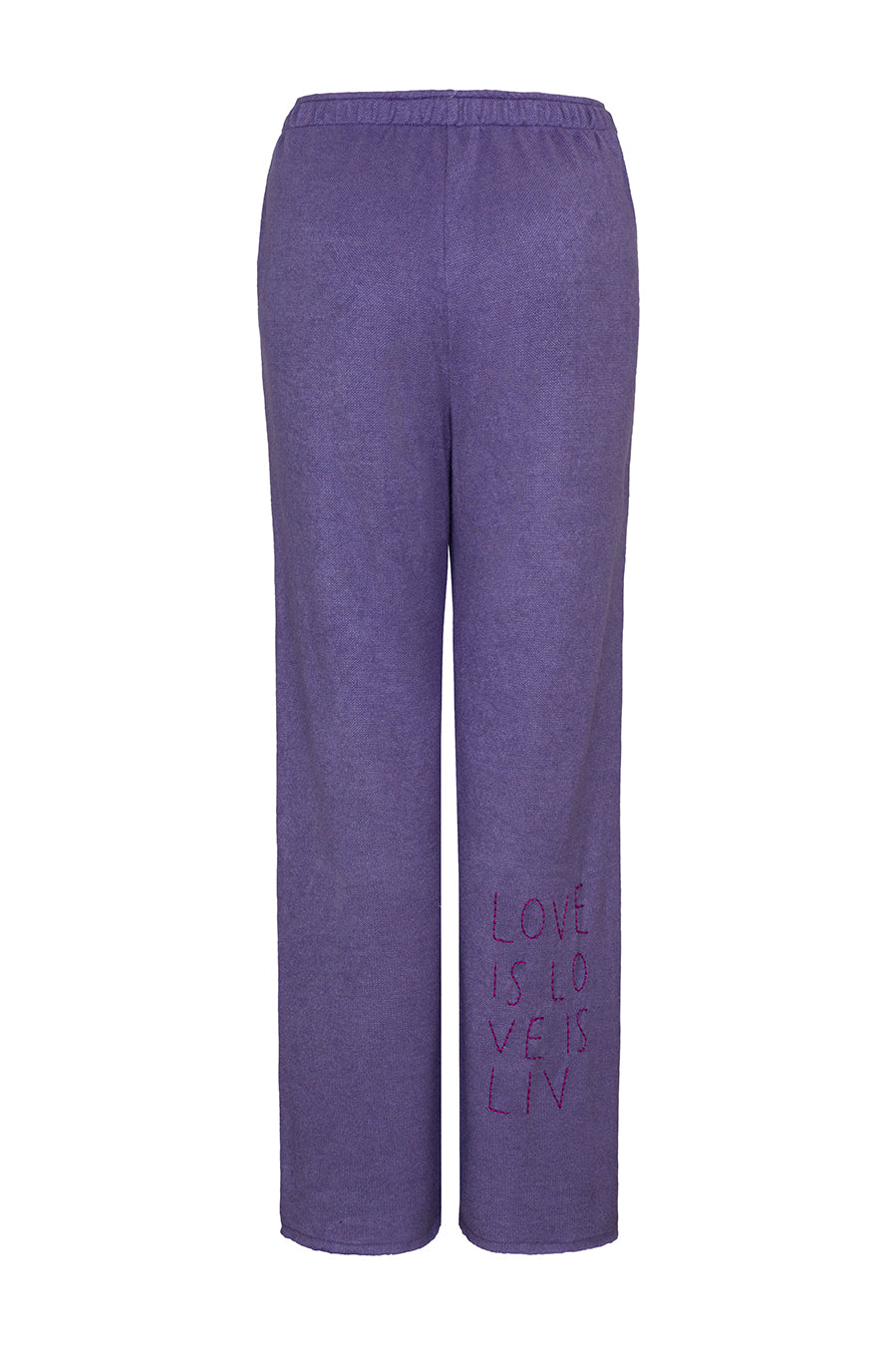 Liv Bergen Hose Knit in purple ash