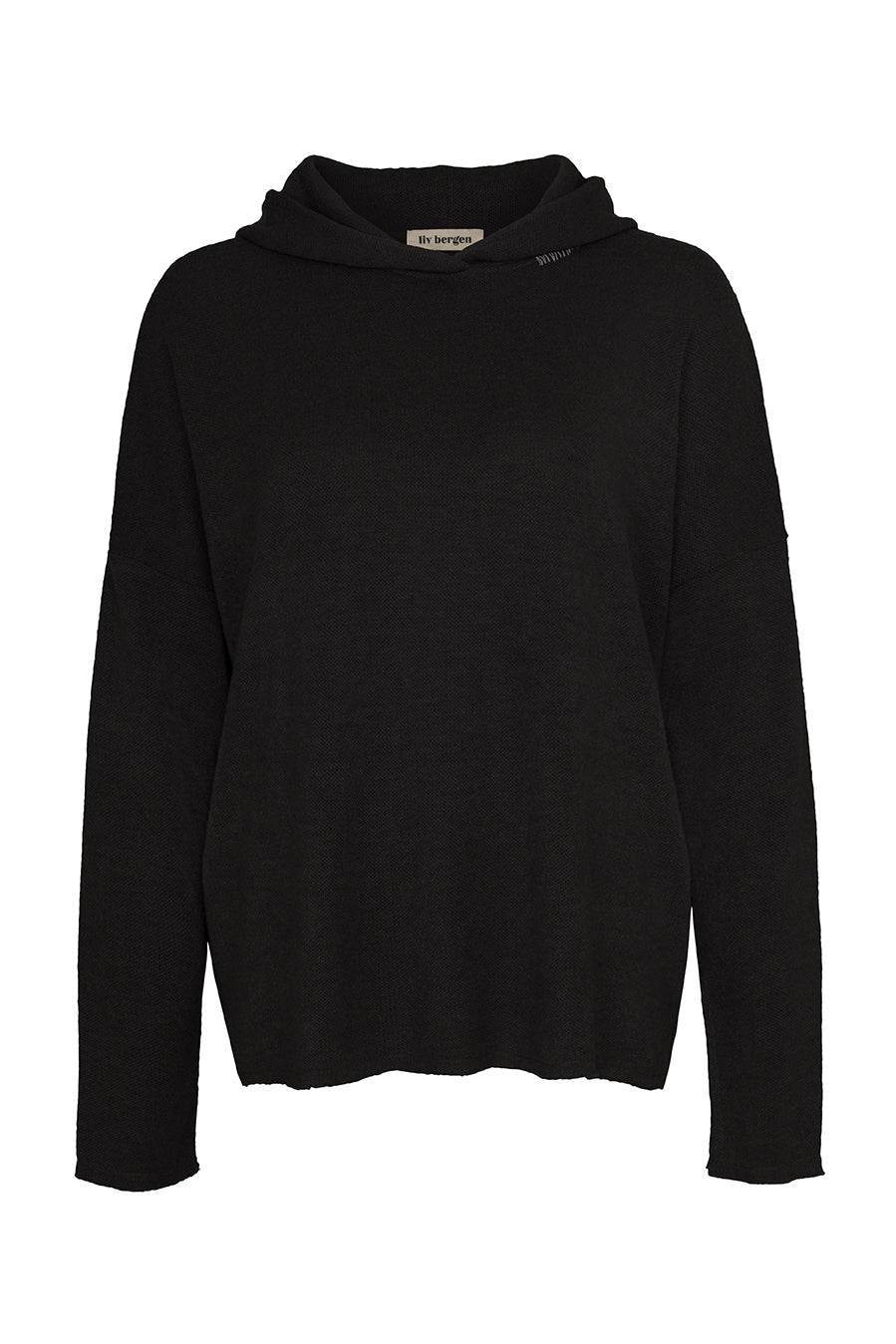 Liv Bergen Hoodie Knit in black