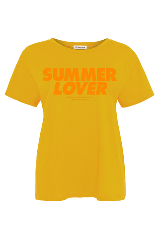 T-Shirt SUMMER LOVER in golden palm