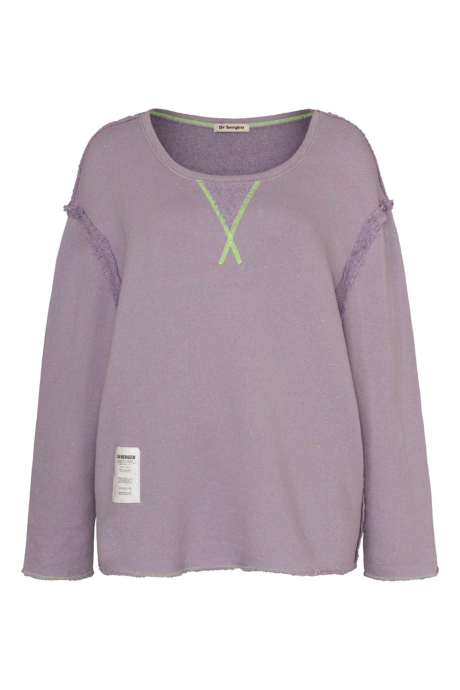 Liv Bergen Sweater Dots in lavendula