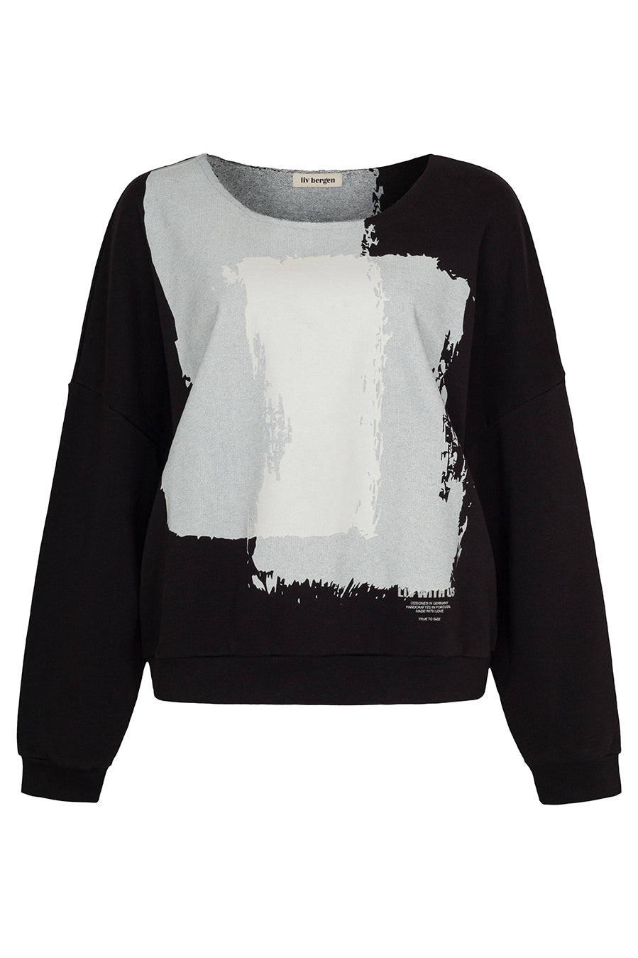 Liv Bergen Sweater Painted in black