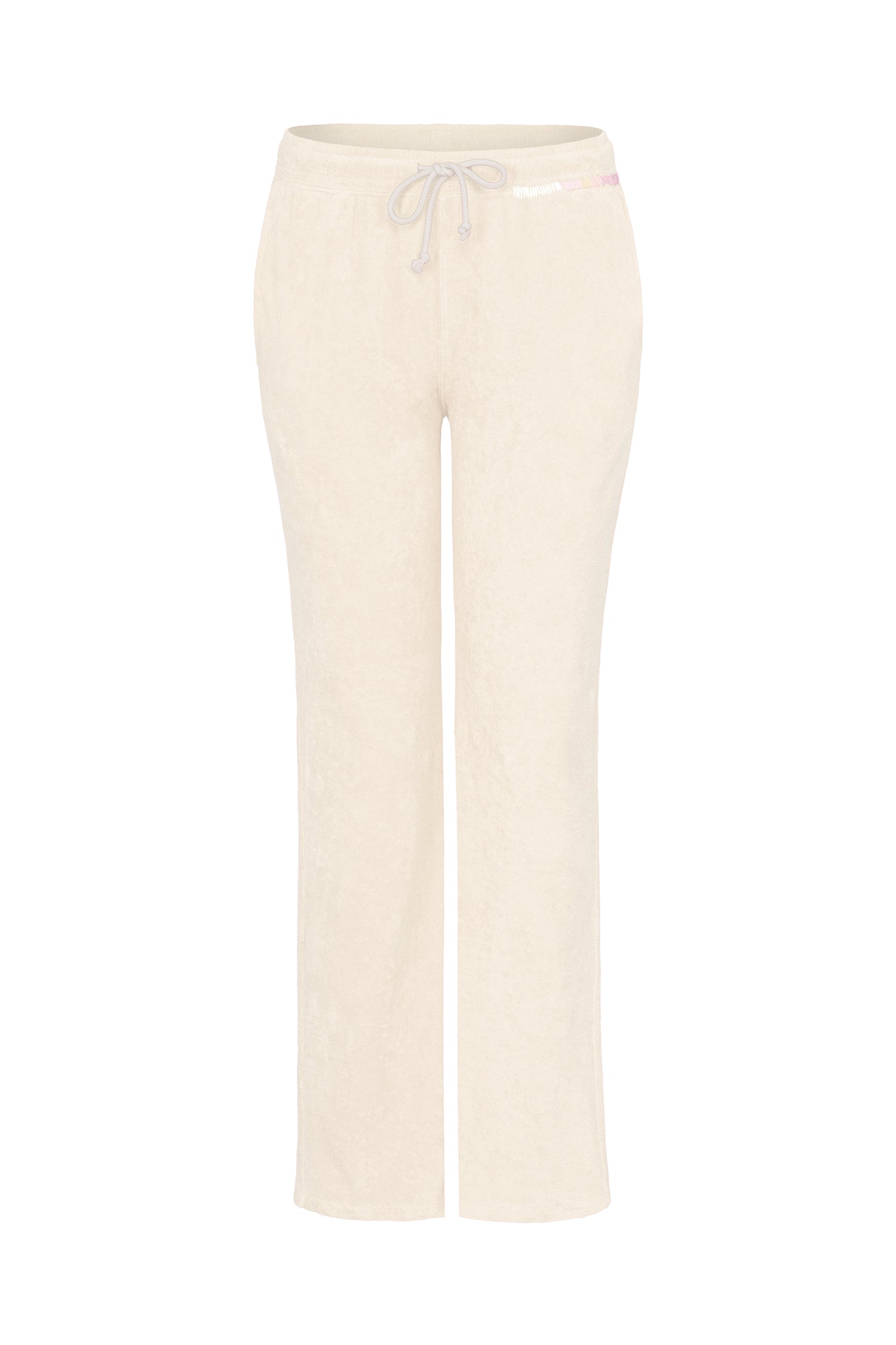 Liv Bergen Hose Frottee in creme