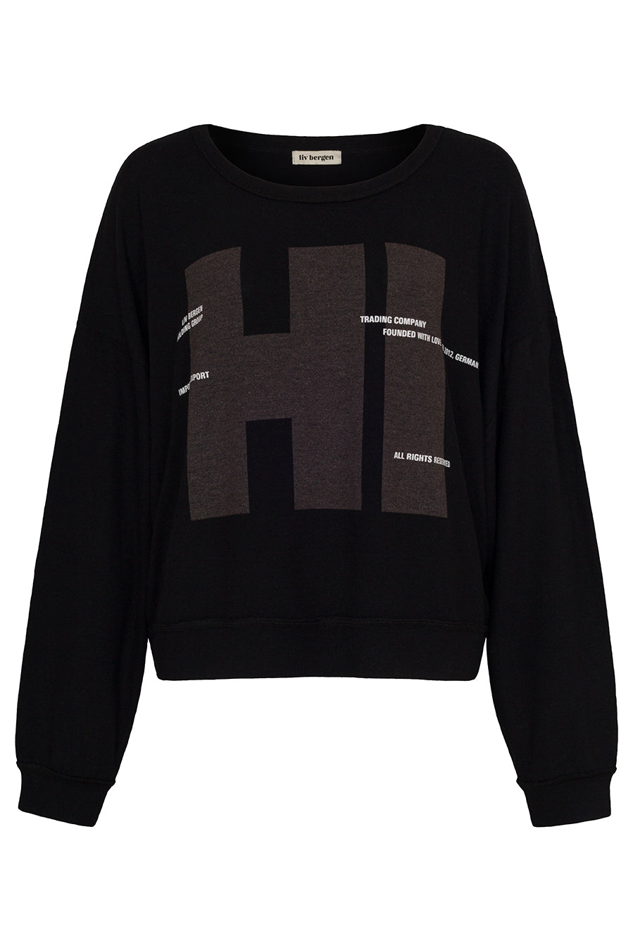 Liv Bergen Sweater HI in black