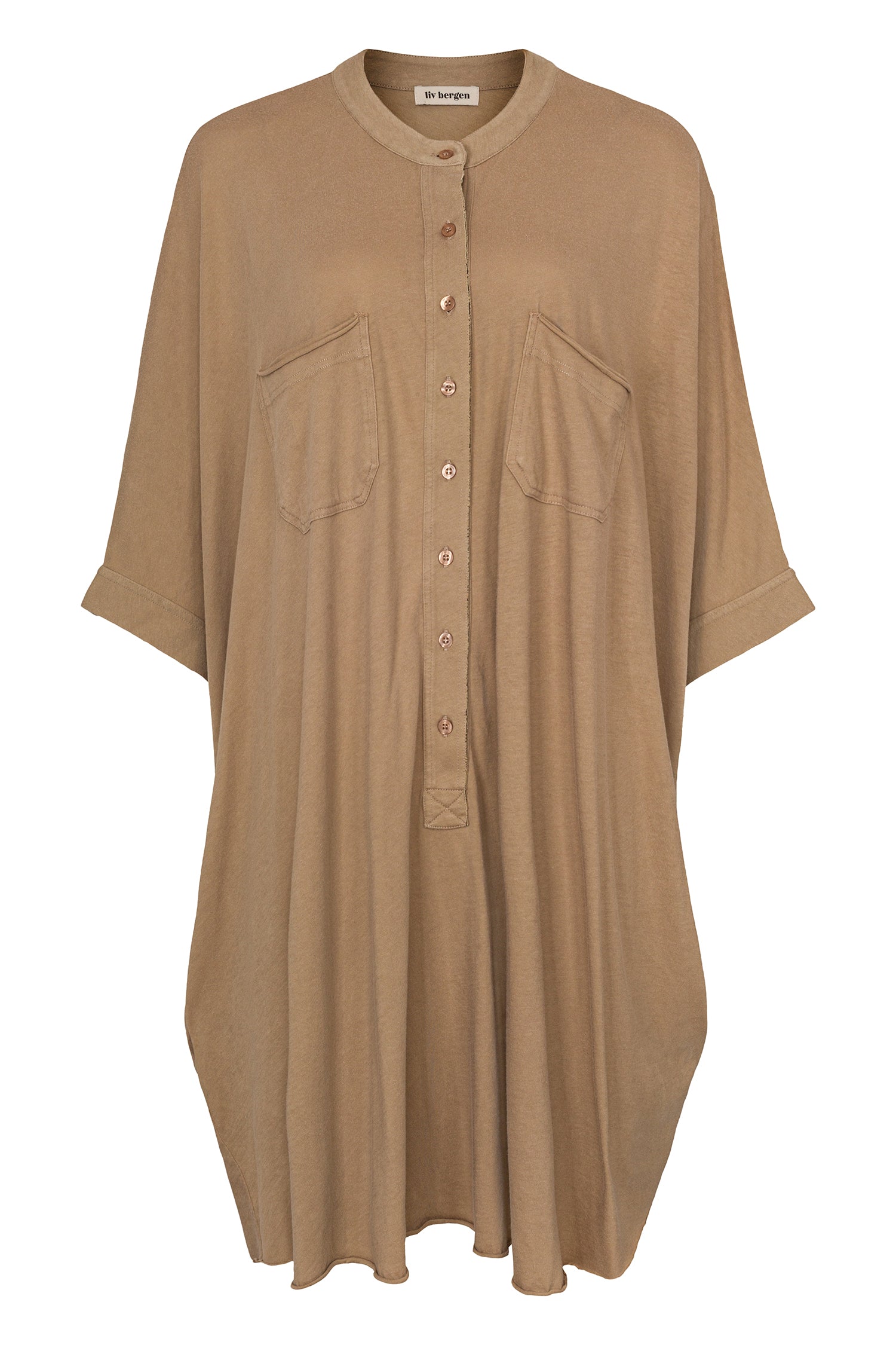 Liv Bergen Kleid oversized in safari