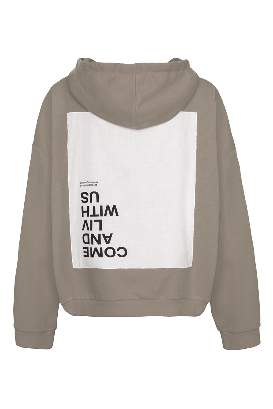 Liv Bergen Hoodie Come in driftwood