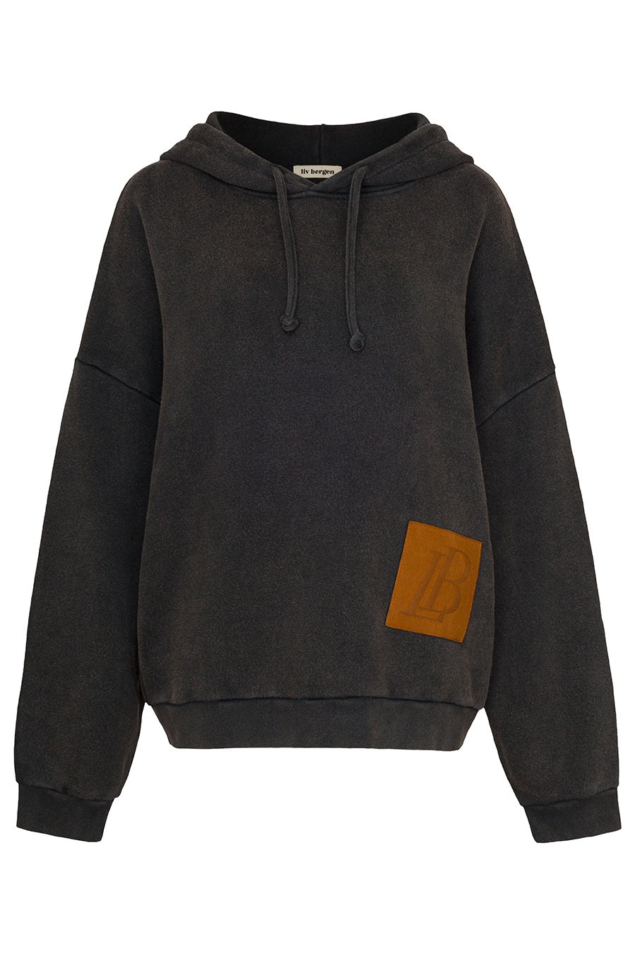 Liv Bergen Hoodie Fade Out in black