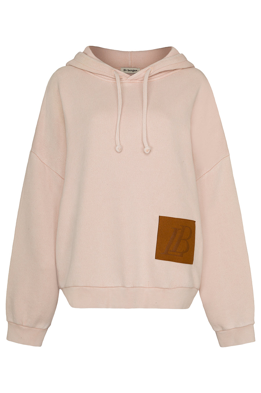 Liv Bergen Hoodie Fade Out in ruby tan