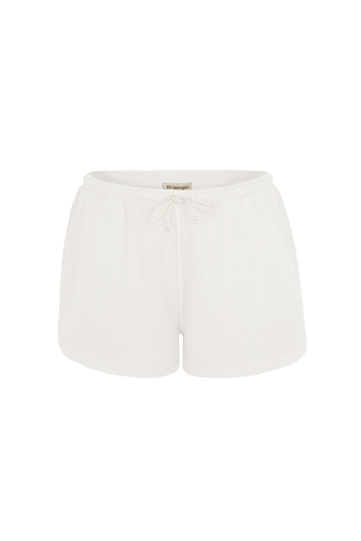 Liv Bergen Shorts Organic in optic white