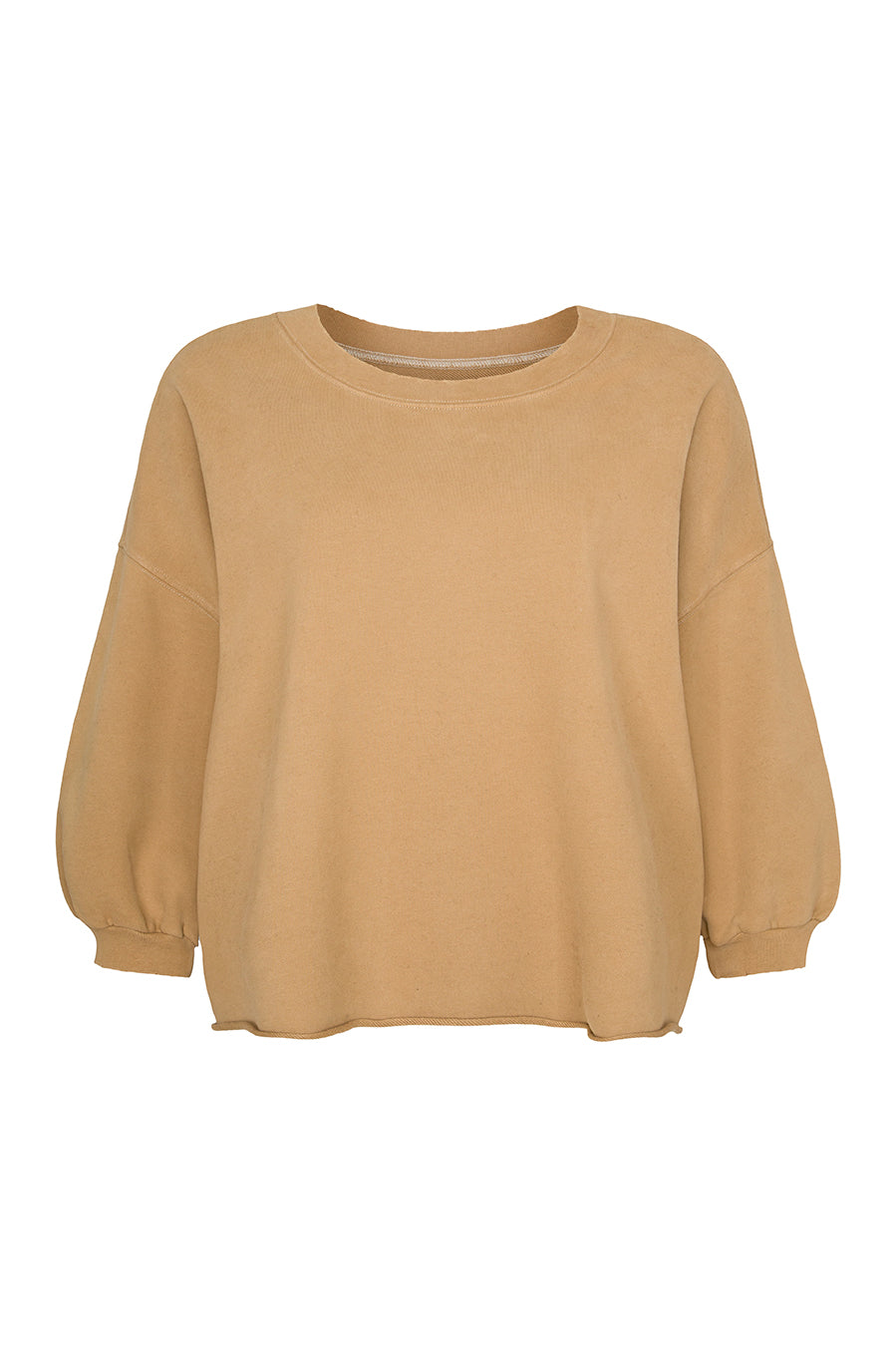 Liv Bergen Sweater Manama Organic in camel