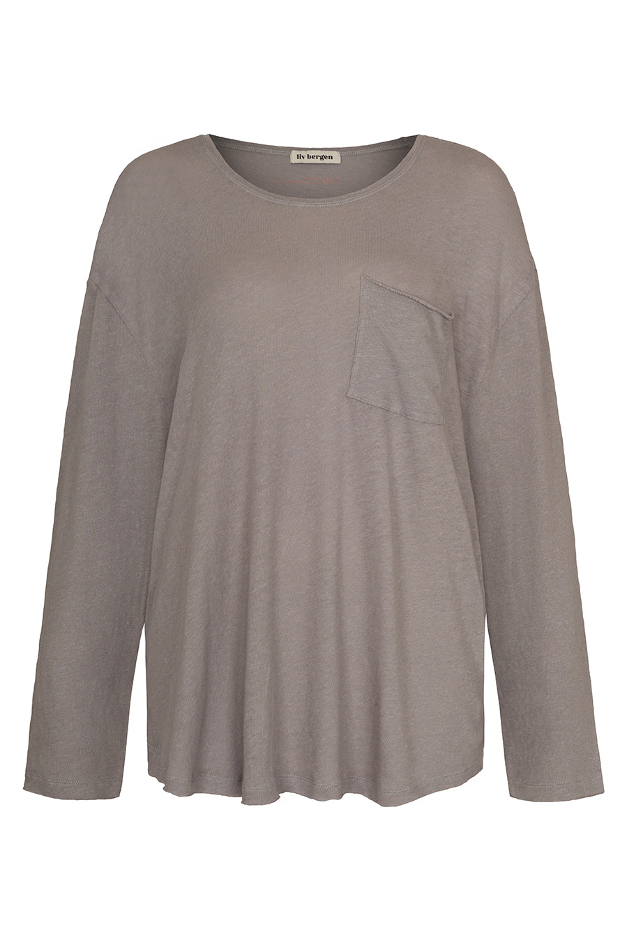 Liv Bergen Shirt L in washed grey