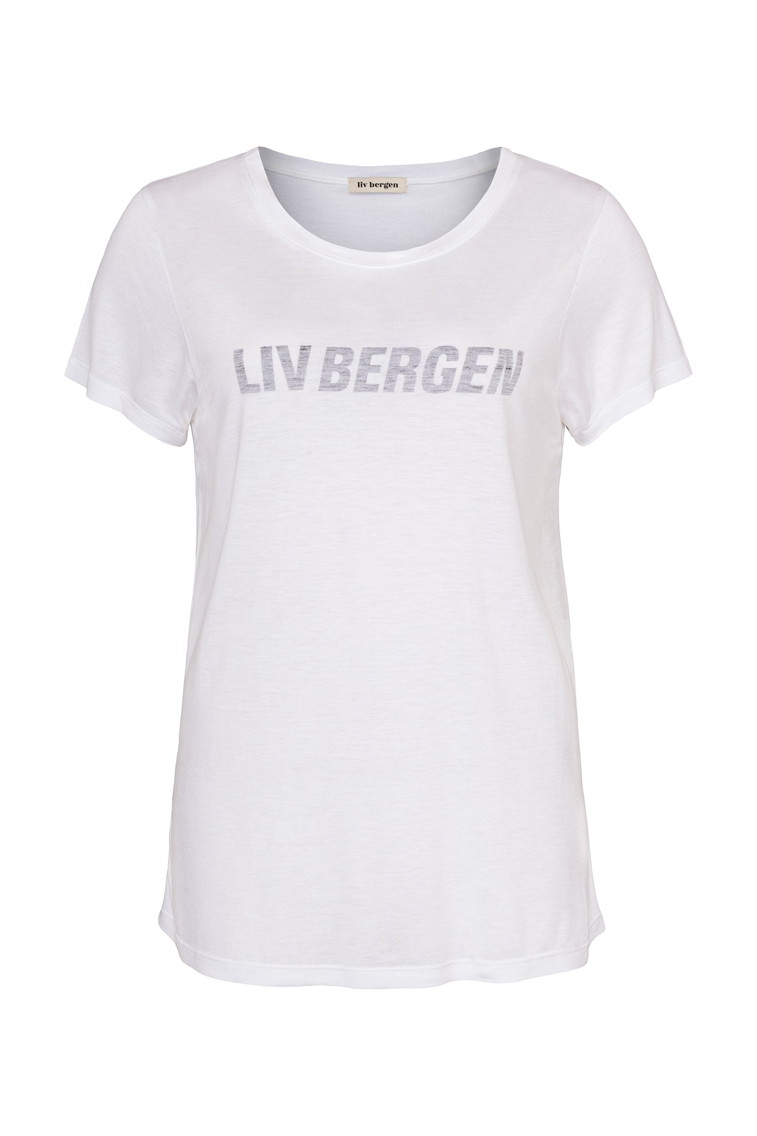 Liv Bergen T-Shirt LIV BERGEN in optic white