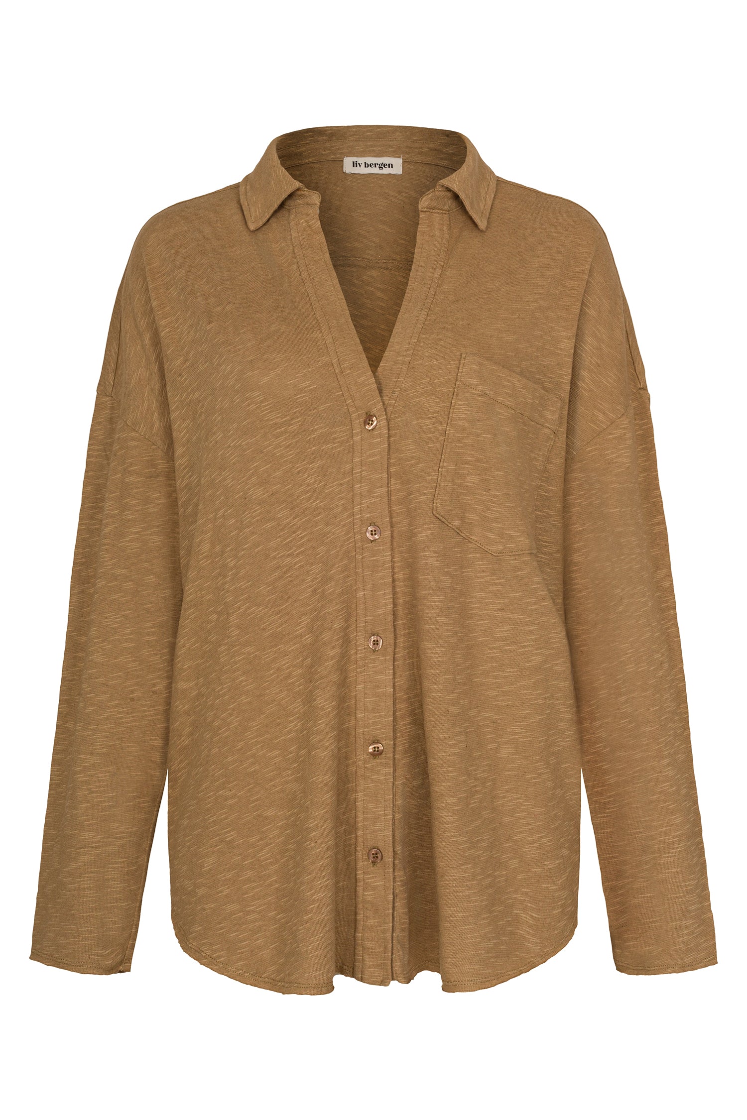 Liv Bergen Shirt HOLA in hazelnut