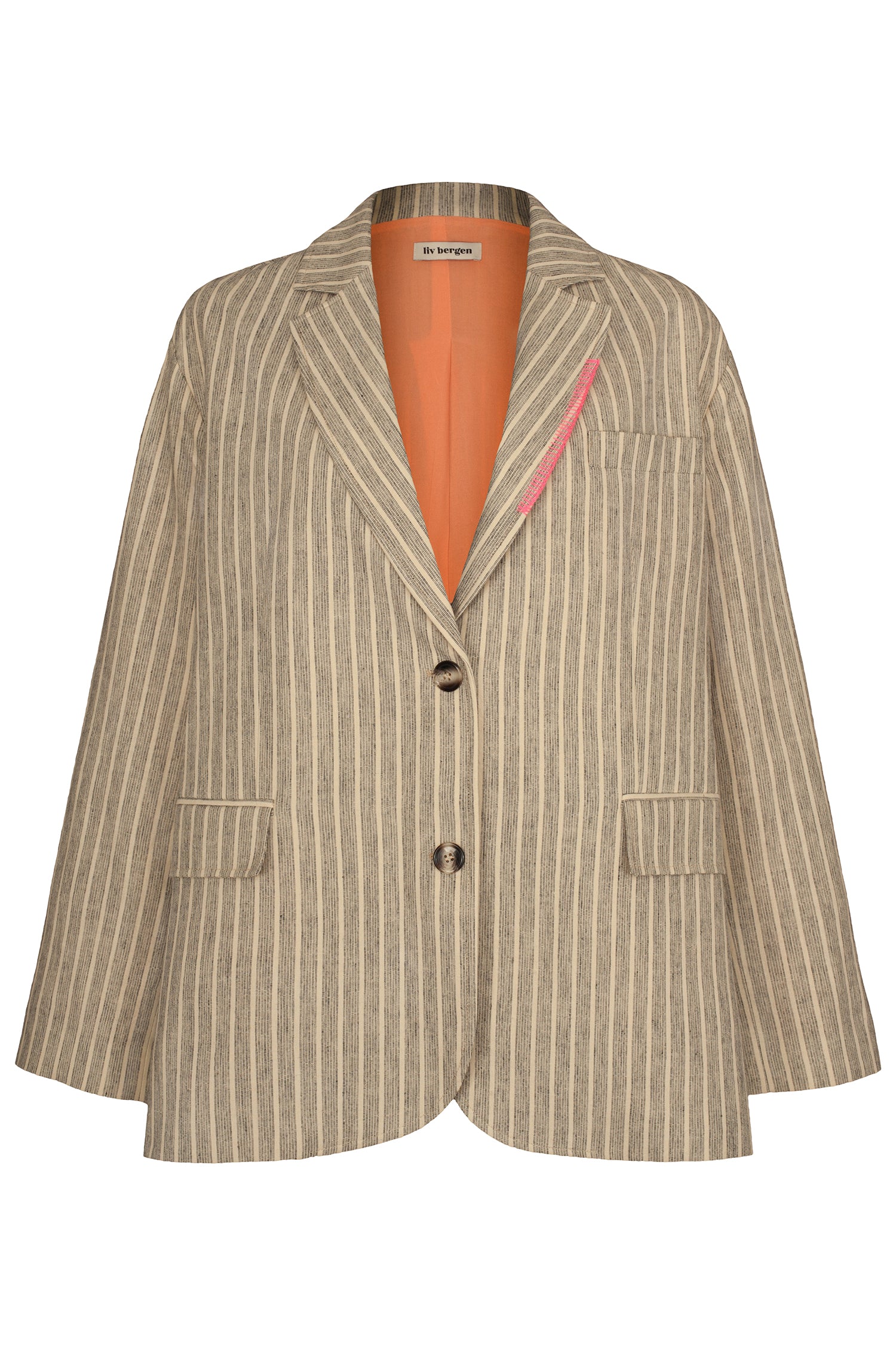 Oversized Blazer HI in stripe liv bergen