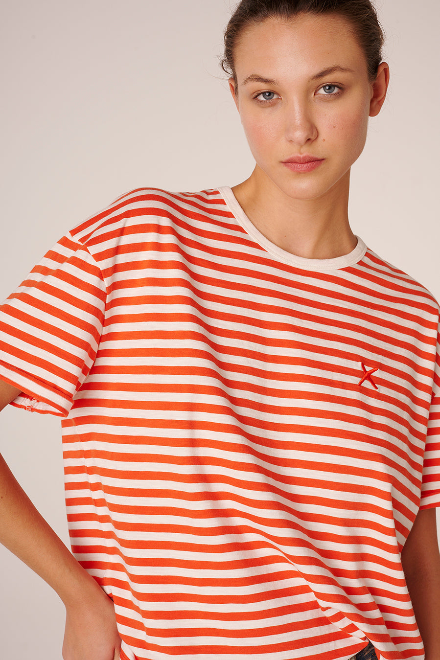 Liv Bergen T-Shirt Miami in strong orange