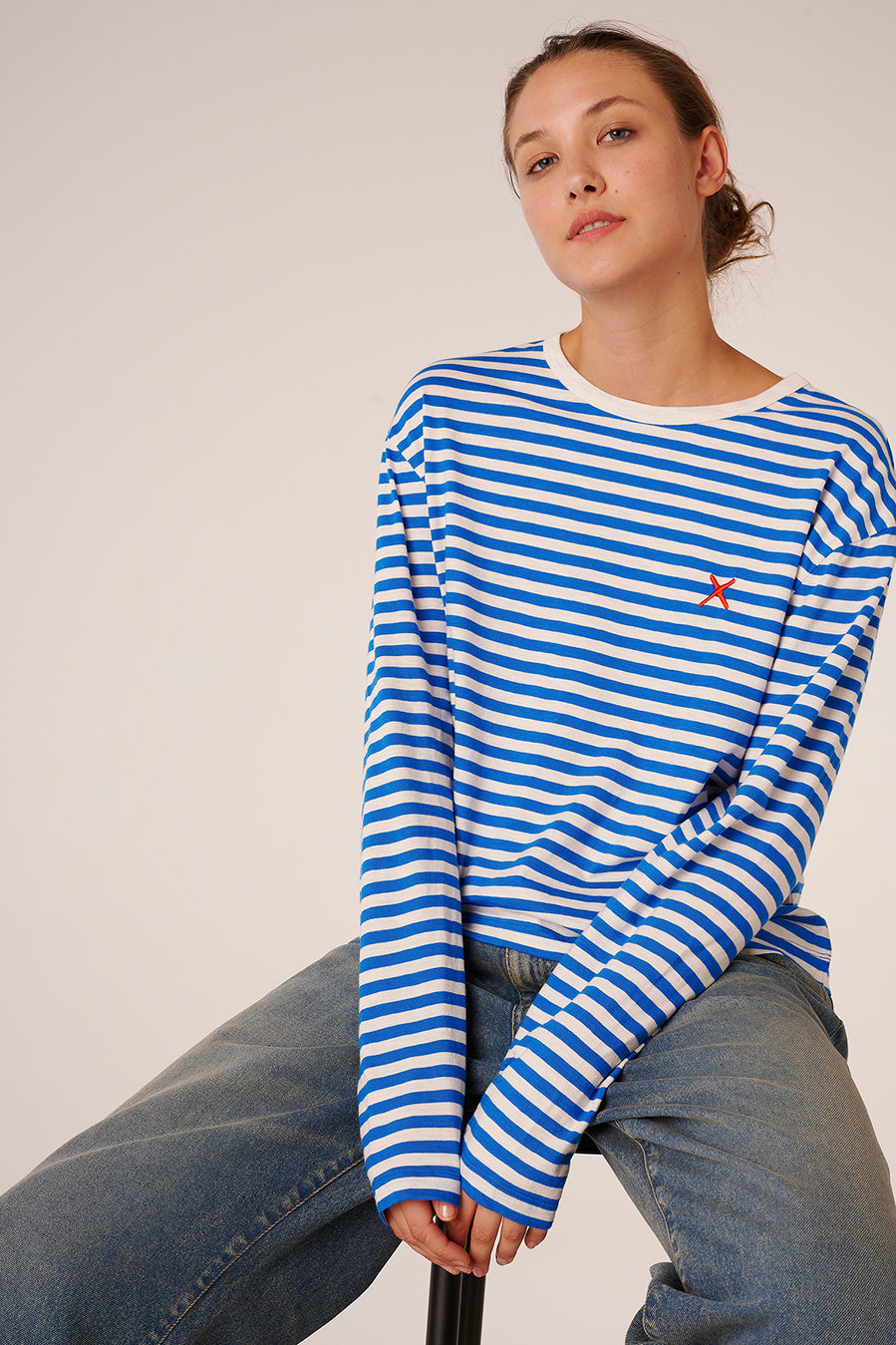 Liv Bergen Longsleeve Unisex in fresh blue