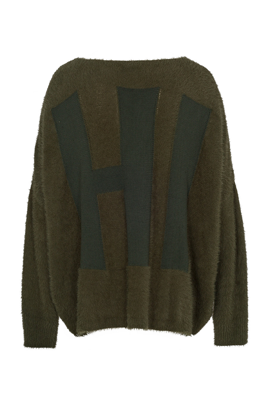 Liv Bergen Sweater HI knit in olive