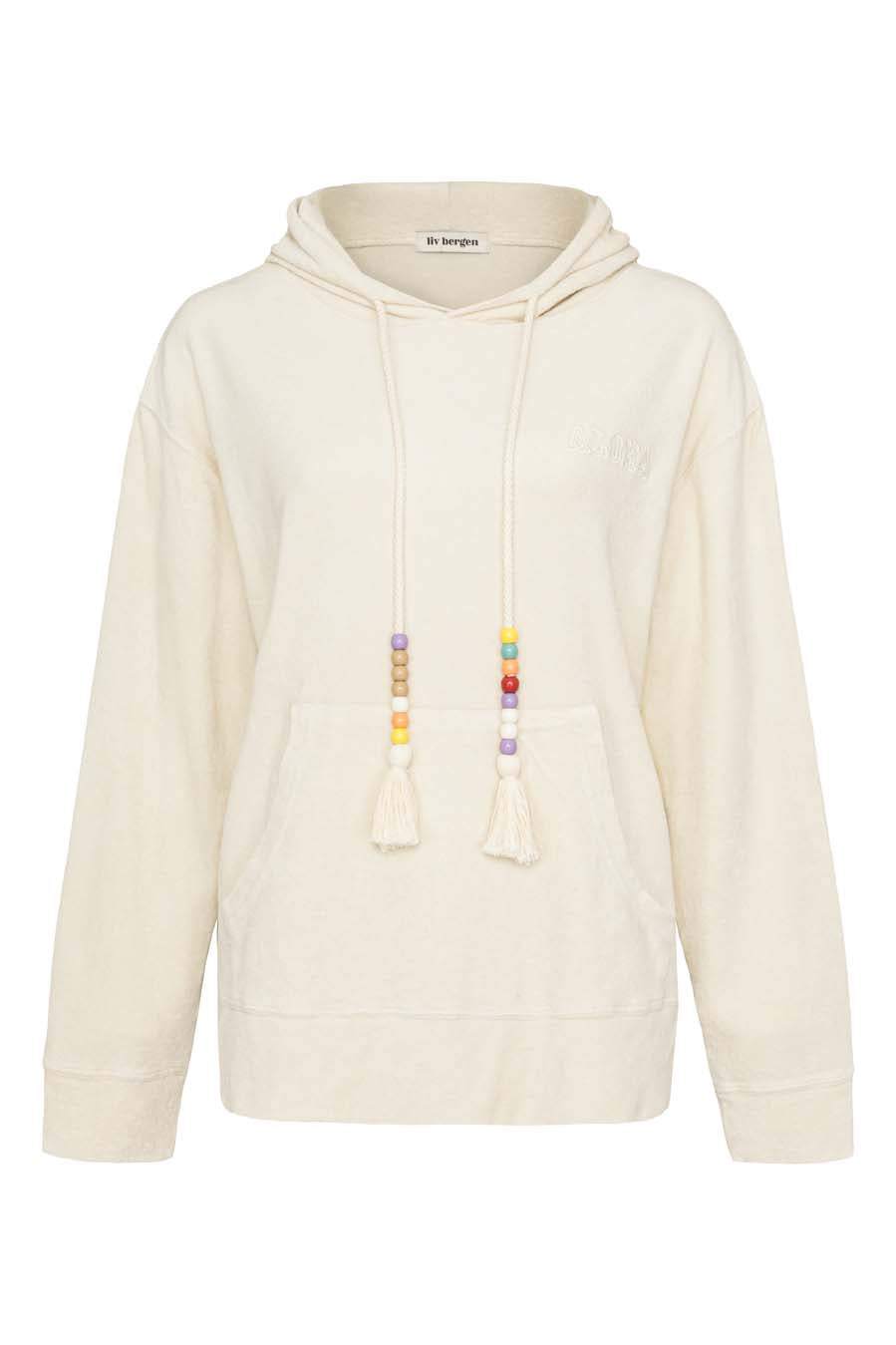 Liv Bergen Hoodie California in creme