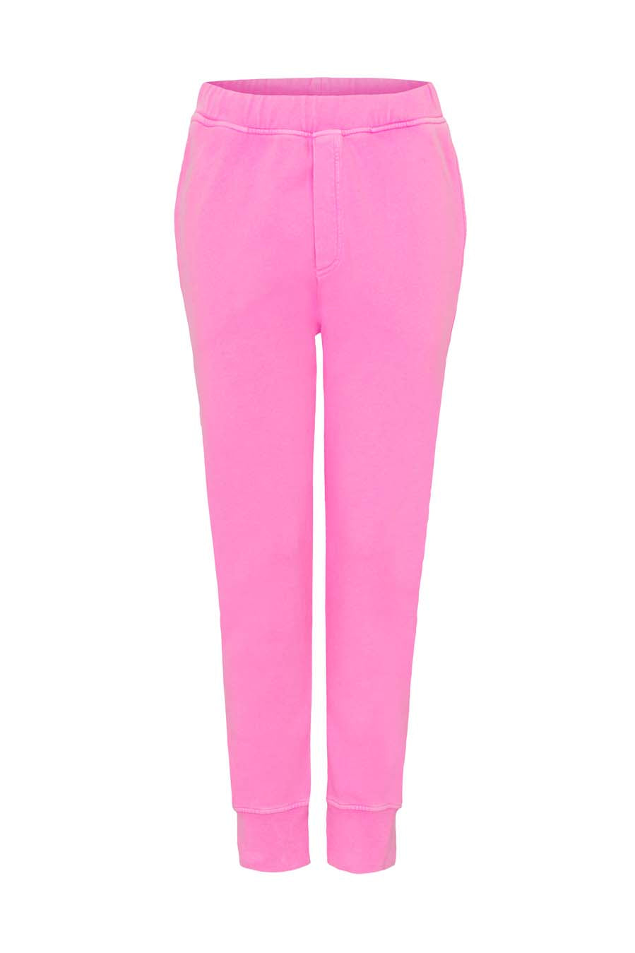 Liv Bergen Hose "100% Organic Cotton" in neon pink