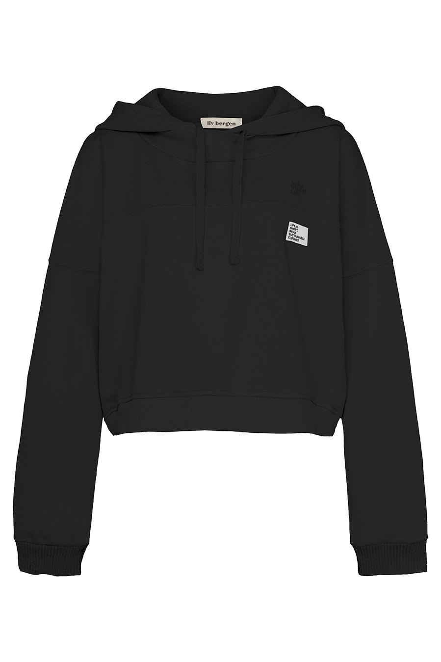 Liv Bergen Hoodie Organic in black